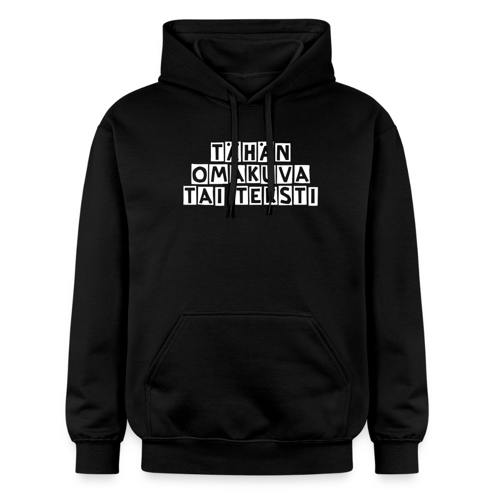 Gildan Unisex Softstyle® Midweight huppari omalla kuvalla - musta