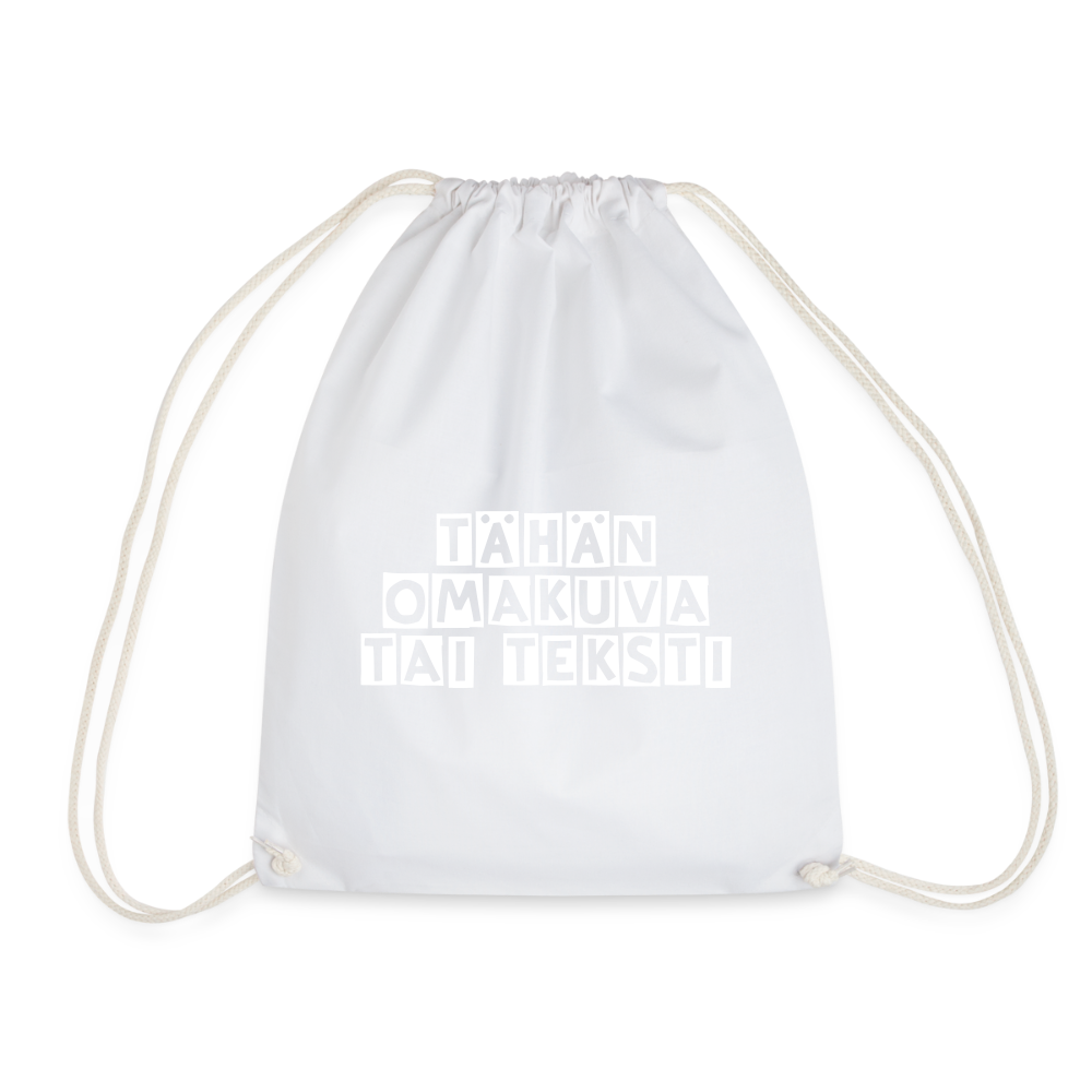 Jumppakassi omalla kuvalla - valkoinen