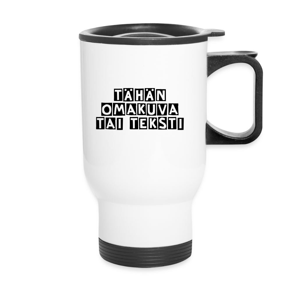 Termosmuki omalla kuvalla - valkoinen