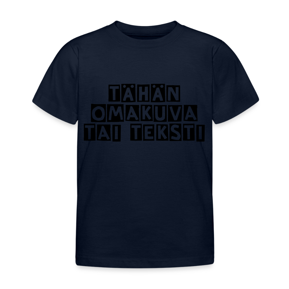 Lasten t-paita omalla kuvalla - laivasto
