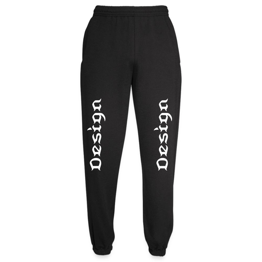 Unisex collegehousut omalla kuvalla - musta