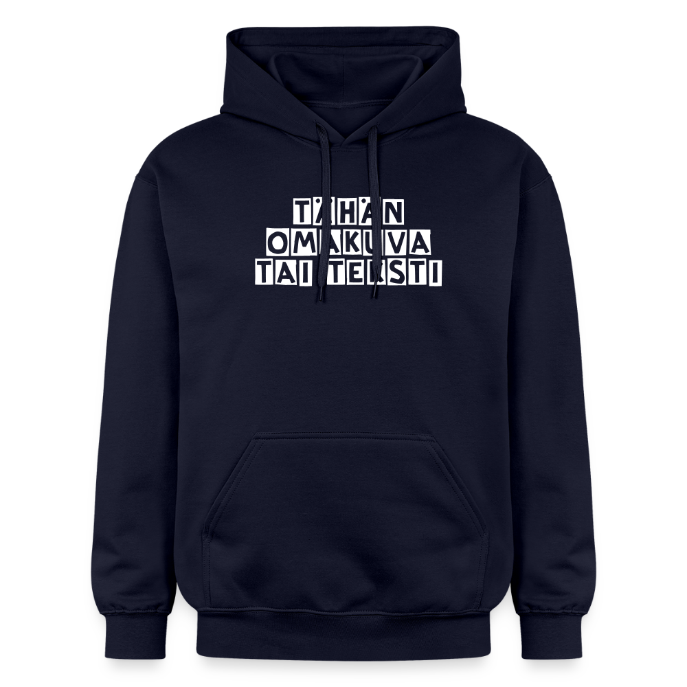 Gildan Unisex Softstyle® Midweight huppari omalla kuvalla - navy