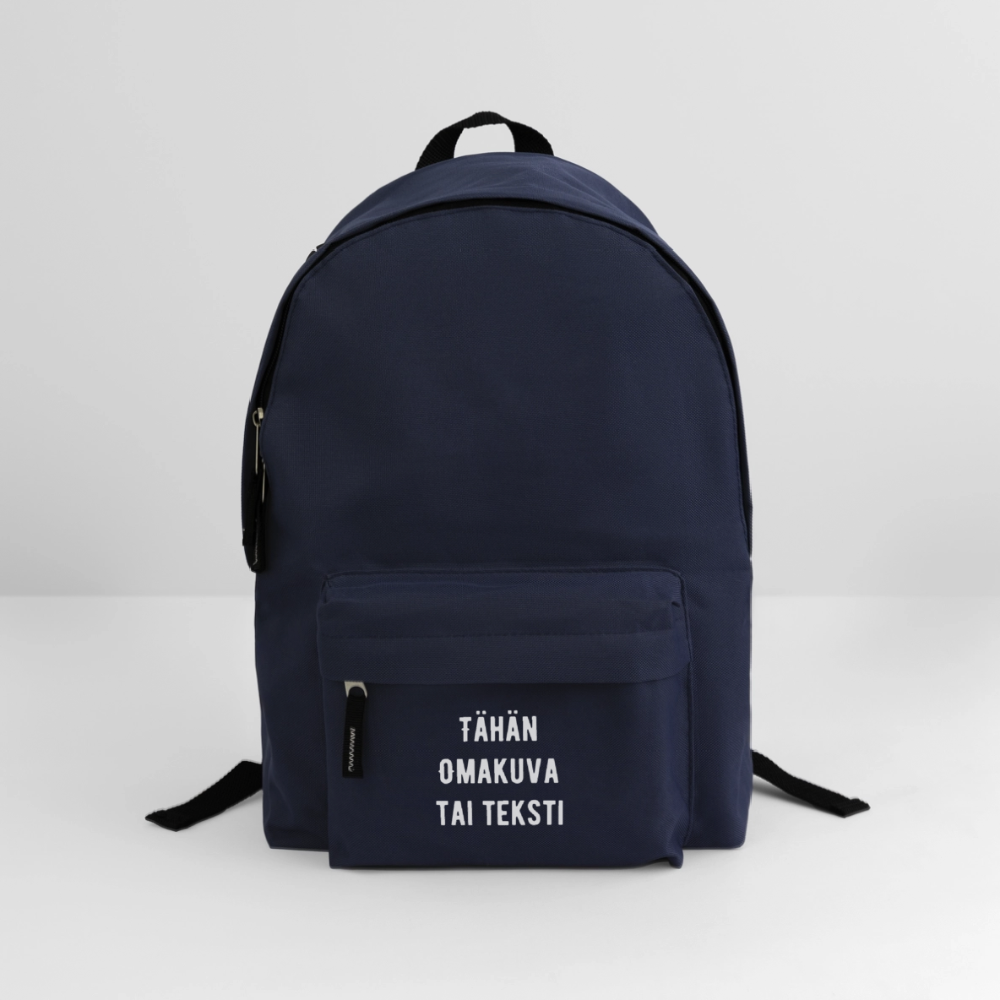 Reppu Omalla kuvalla - navy