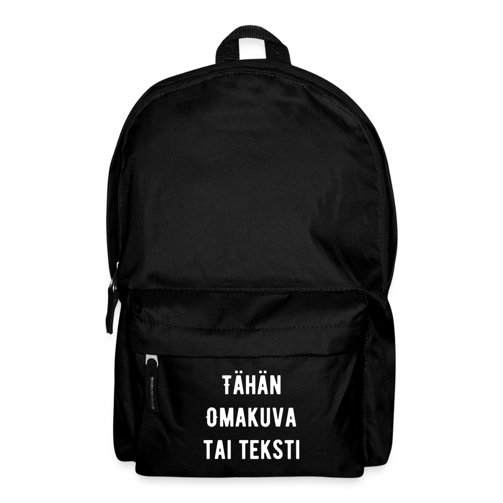 Reppu Omalla kuvalla - musta