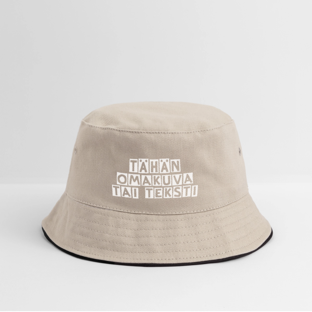 Kalastajanhattu omalla kuvalla - khaki/musta