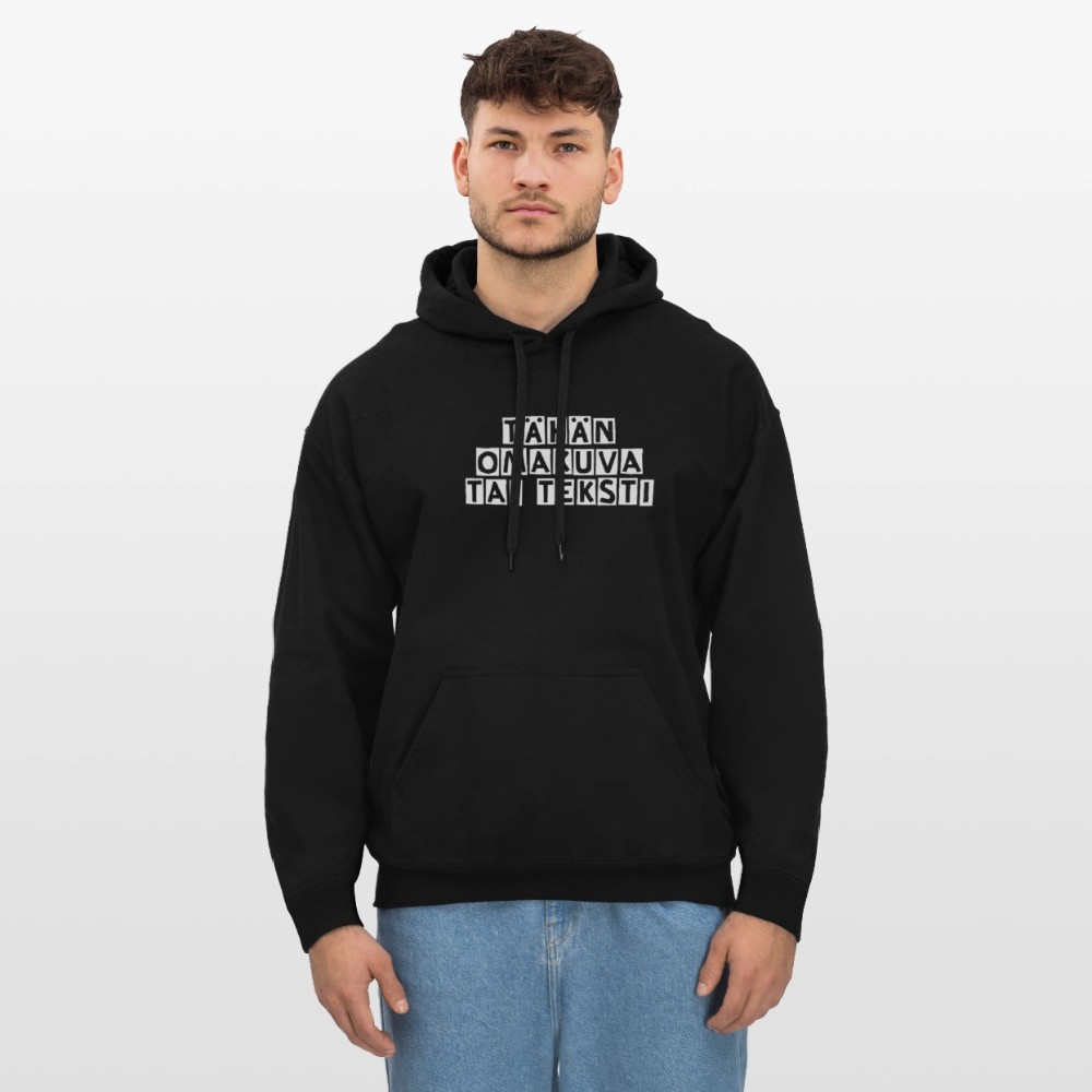 Gildan Unisex Softstyle® Midweight huppari omalla kuvalla - musta