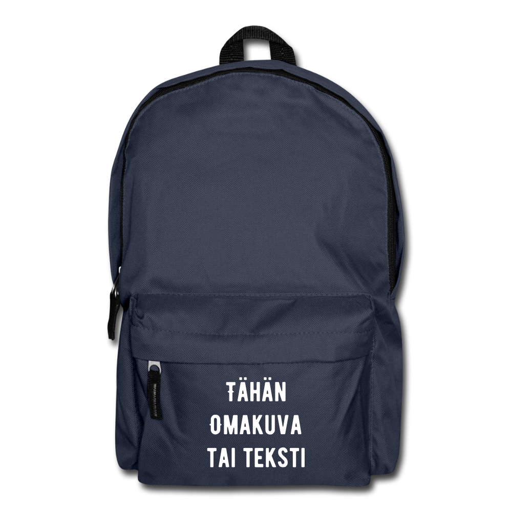 Reppu Omalla kuvalla - navy