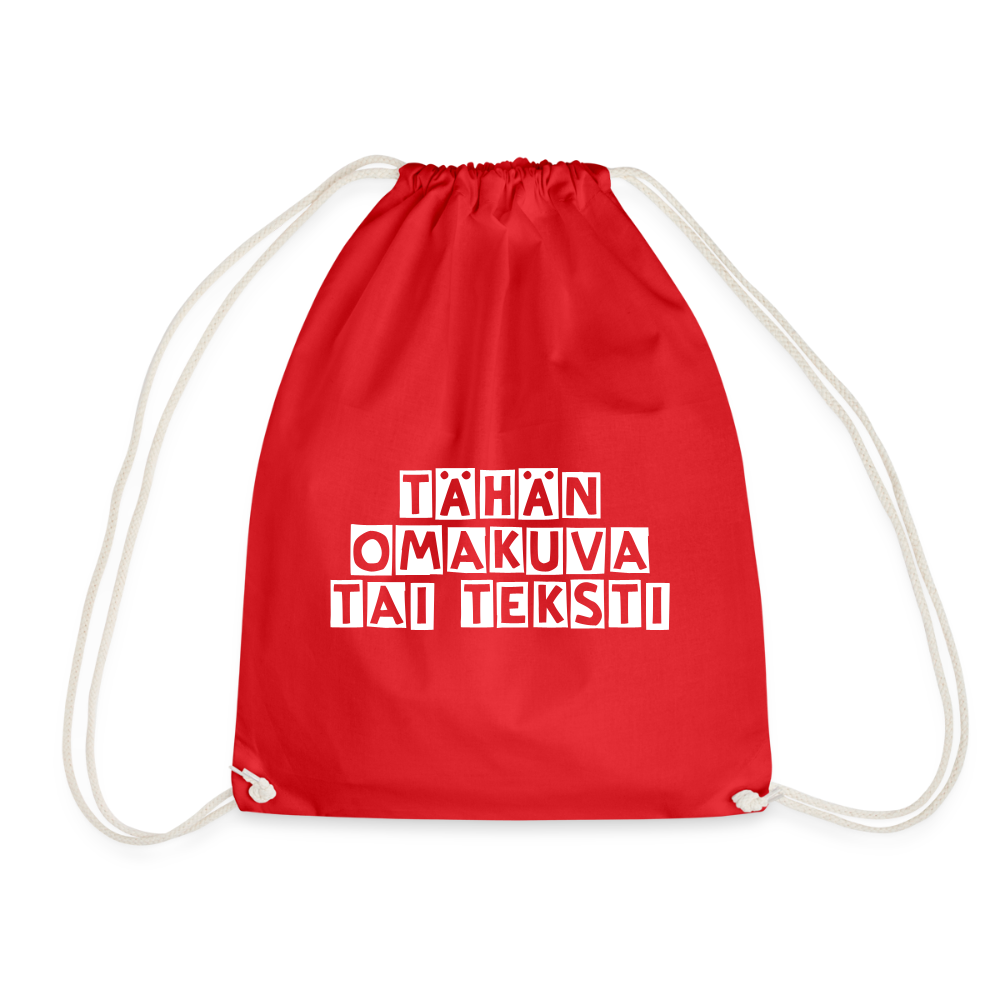 Jumppakassi omalla kuvalla - punainen