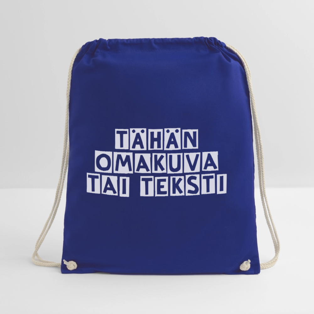 Jumppakassi omalla kuvalla - kuninkaansininen