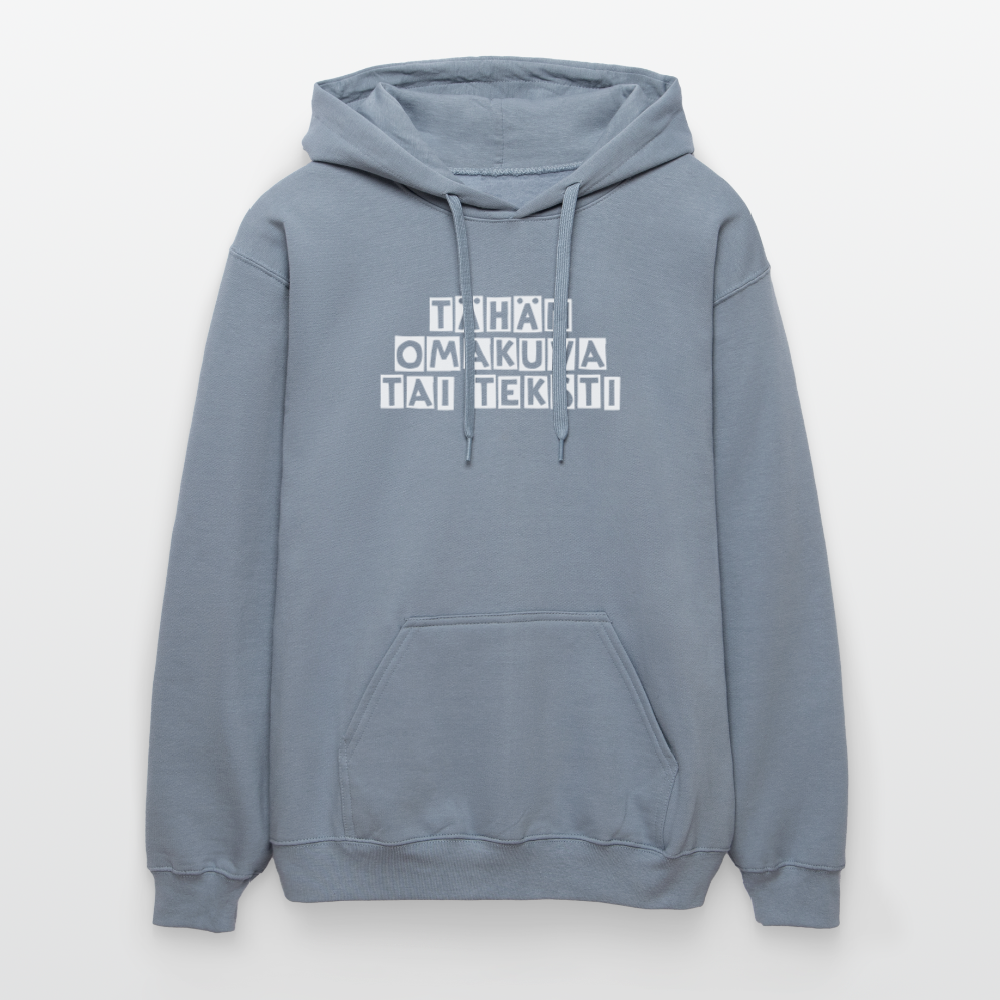 Gildan Unisex Softstyle® Midweight huppari omalla kuvalla - sininen