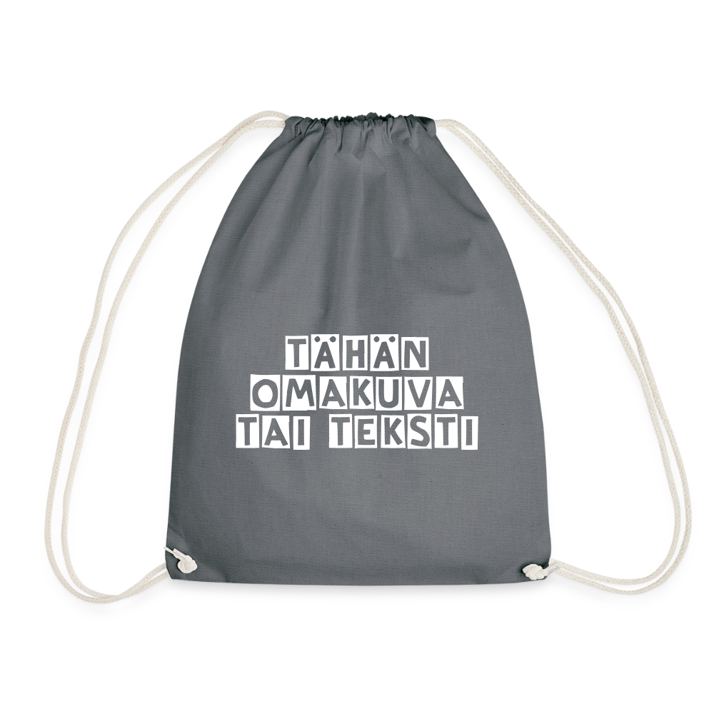 Jumppakassi omalla kuvalla - harmaa