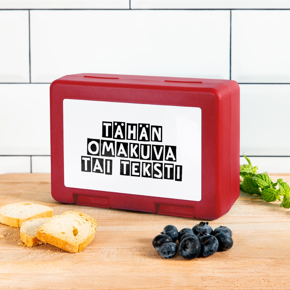 Eväsrasia omalla kuvalla - punainen