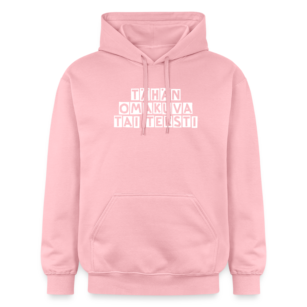 Gildan Unisex Softstyle® Midweight huppari omalla kuvalla - vaalea pinkki