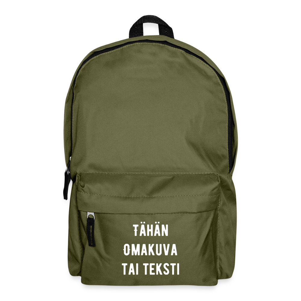 Reppu Omalla kuvalla - oliivinvihreä
