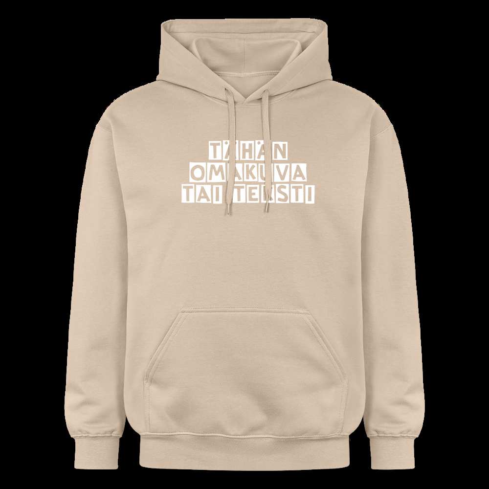 Gildan Unisex Softstyle® Midweight huppari omalla kuvalla - hiekka
