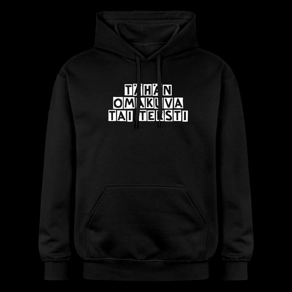 Gildan Unisex Softstyle® Midweight huppari omalla kuvalla - musta