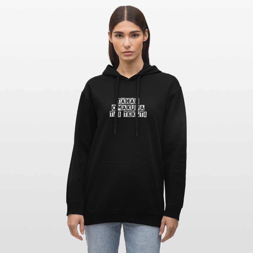 Gildan Unisex Softstyle® Midweight huppari omalla kuvalla - musta