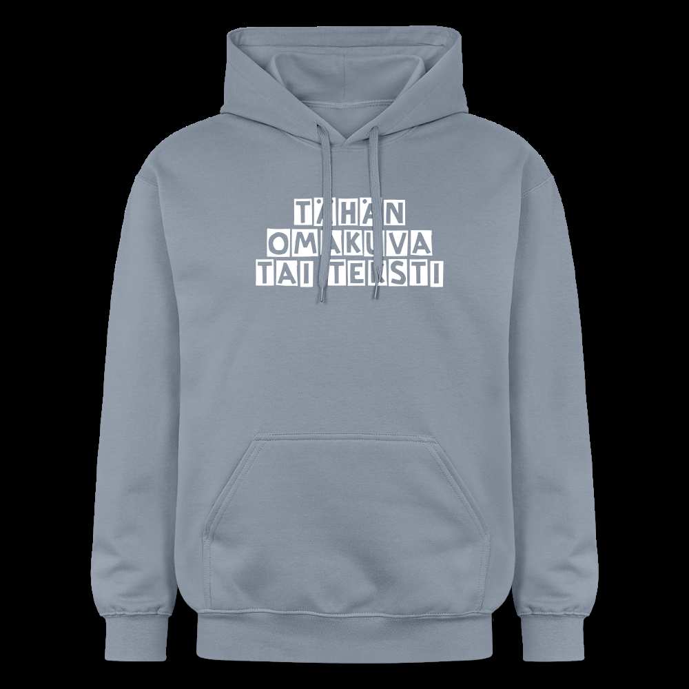 Gildan Unisex Softstyle® Midweight huppari omalla kuvalla - sininen