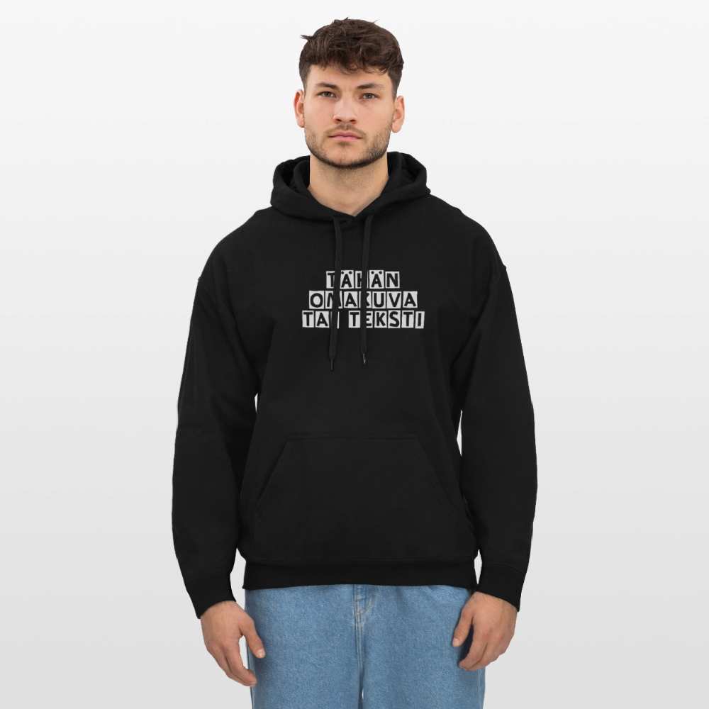 Gildan Unisex Softstyle® Midweight huppari omalla kuvalla - musta