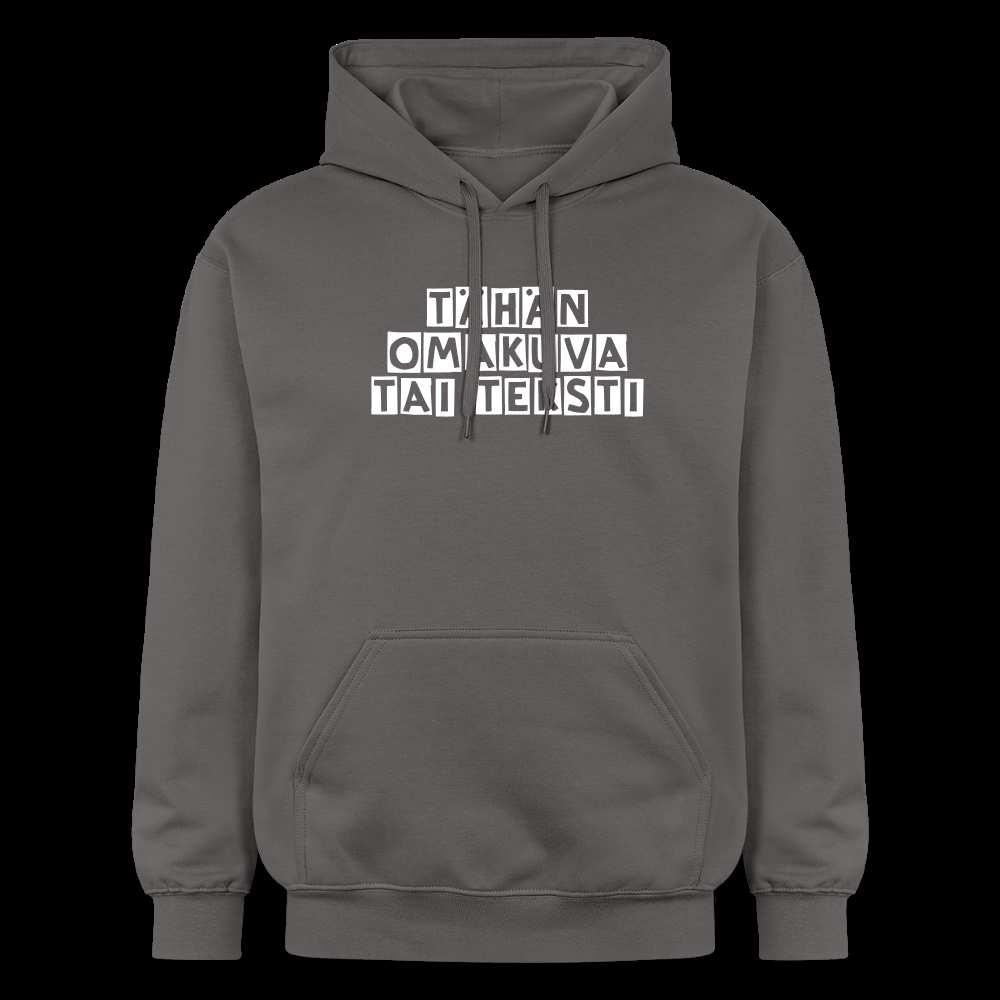 Gildan Unisex Softstyle® Midweight huppari omalla kuvalla - tummanharmaa