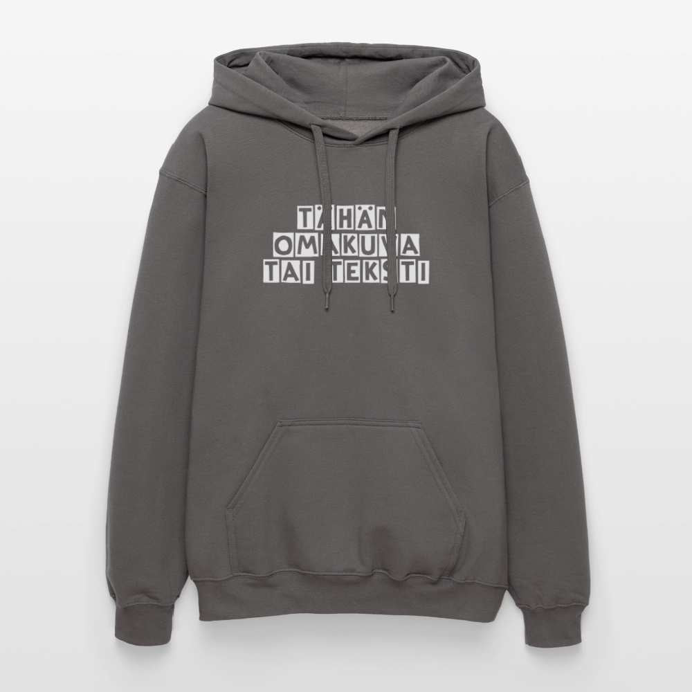 Gildan Unisex Softstyle® Midweight huppari omalla kuvalla - tummanharmaa