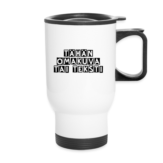 Termosmuki omalla kuvalla - valkoinen