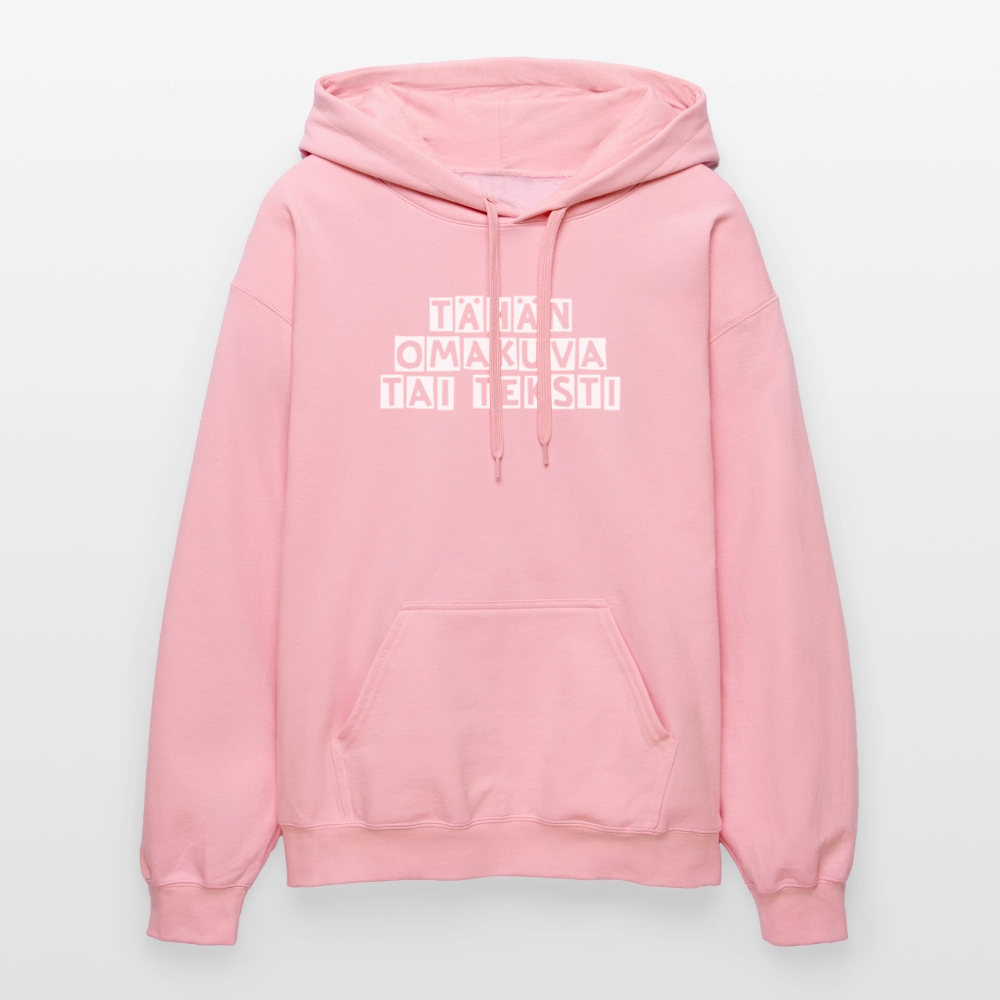 Gildan Unisex Softstyle® Midweight huppari omalla kuvalla - vaalea pinkki