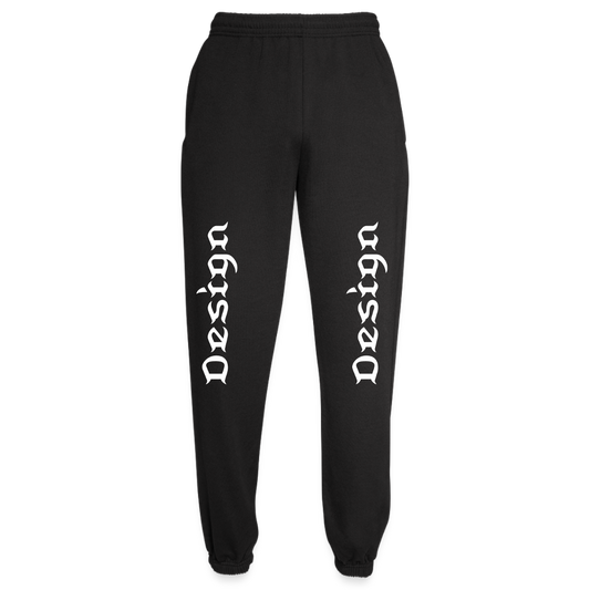 Unisex collegehousut omalla kuvalla - musta