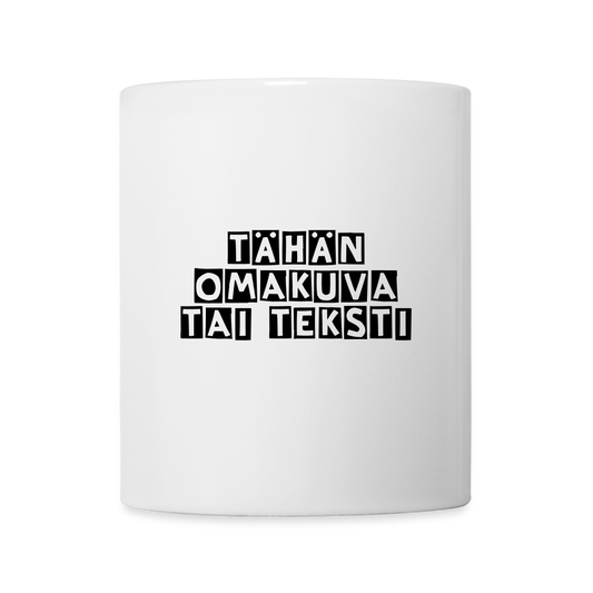 Muki omalla kuvalla - valkoinen